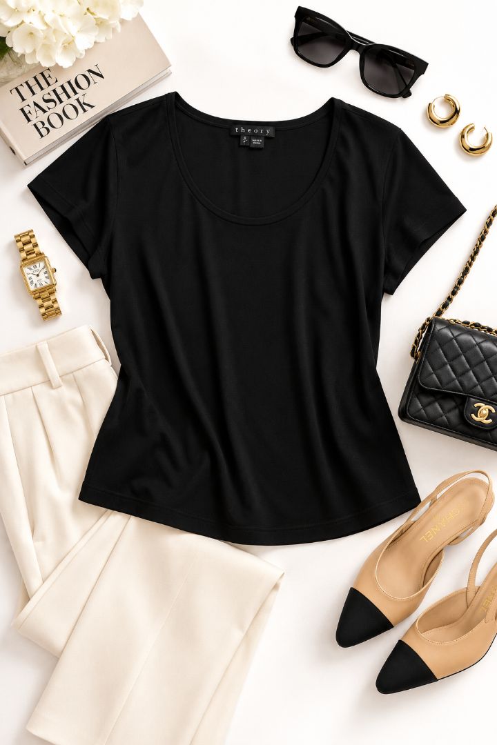 Theory scoop neck shirt
