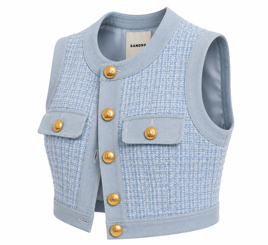 Sandro cropped vest