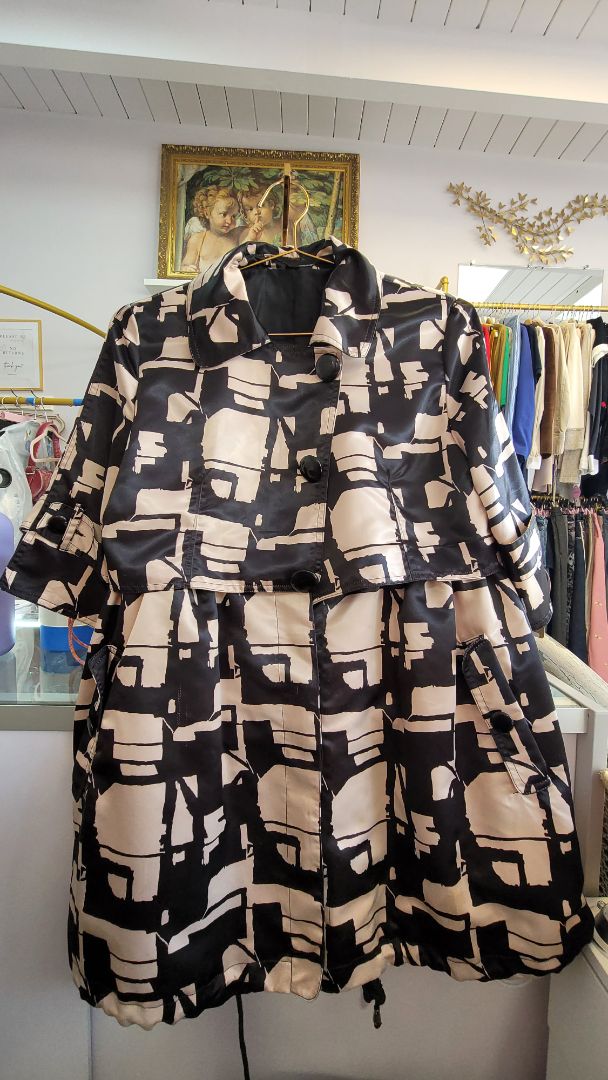 SDI Black and White Designer Two Layer Jacket, s