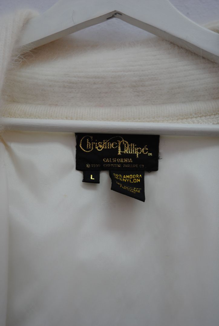 Christine Philippe California angora cashmere sweater