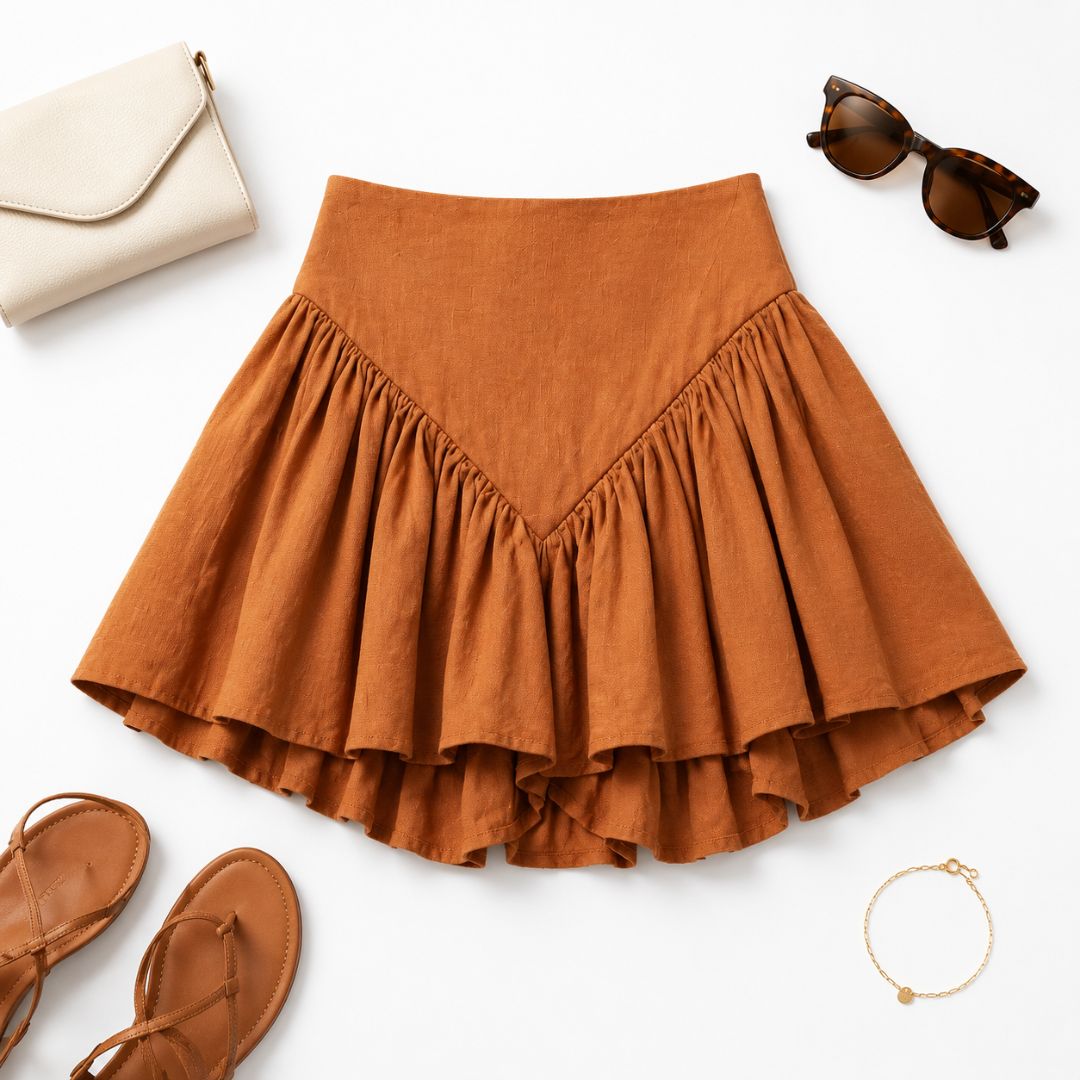Noel flounce skirt