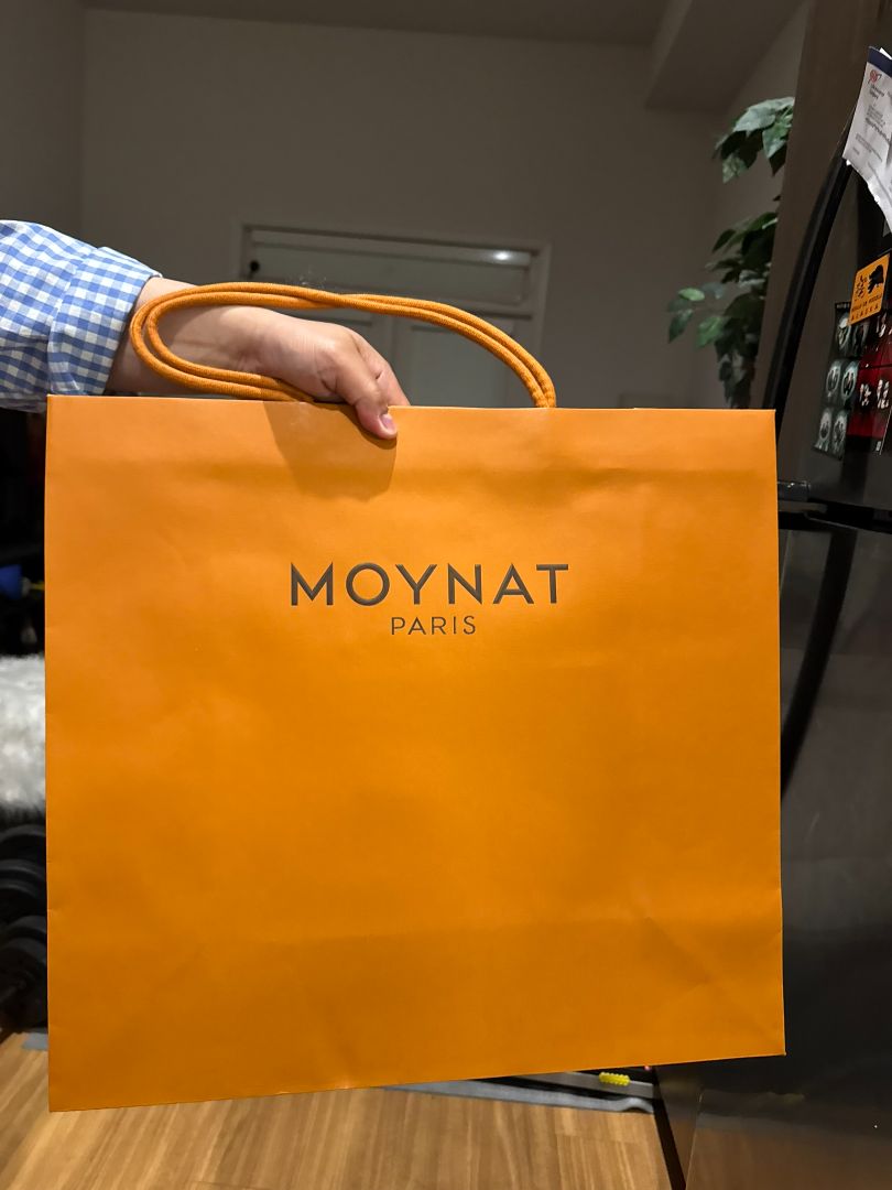 flame orange taurillon leather Moynat Voyage PM bag with straps, PM