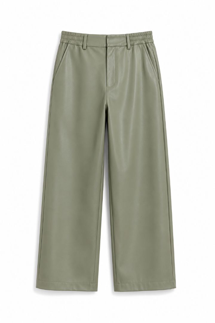 Aknvas pleather pants