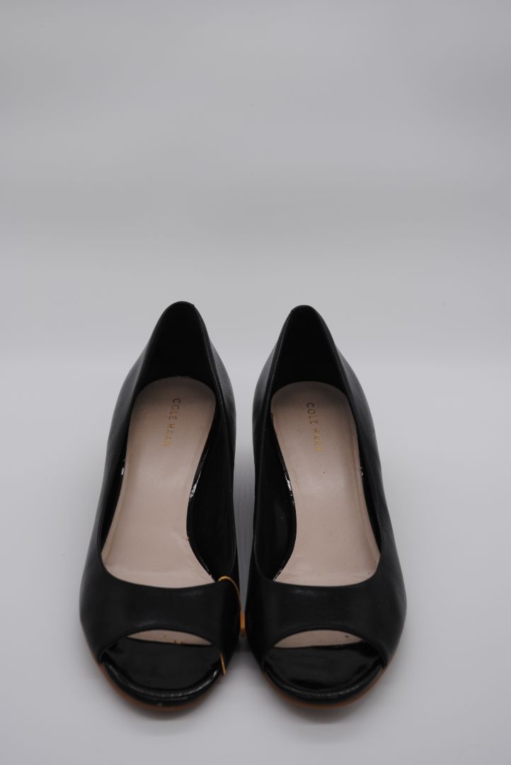 Cole Haan Margot OT II peep-toe pumps in black