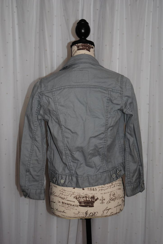 GRAY LEVI'S TRUCKER JACKET, S