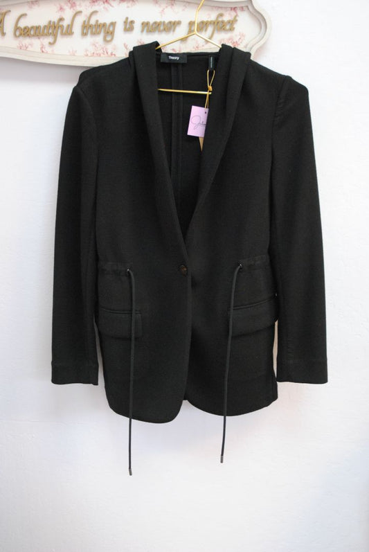 Black Theory drawstring hooded jersey jacket, M/L