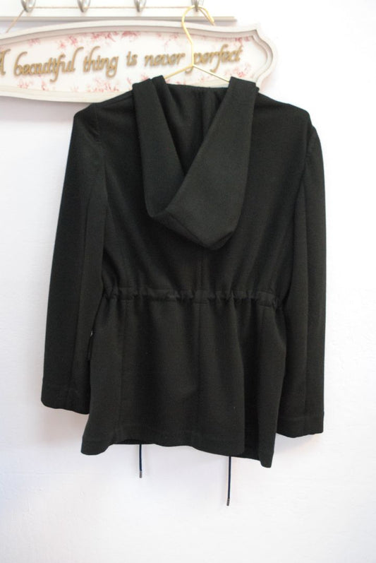 Black Theory drawstring hooded jersey jacket, M/L