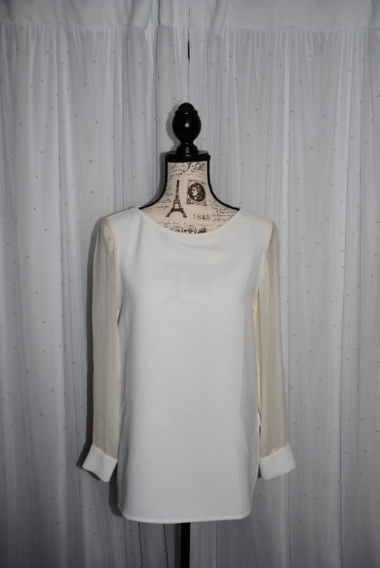 white Theory THEORY Crepe top, S/P