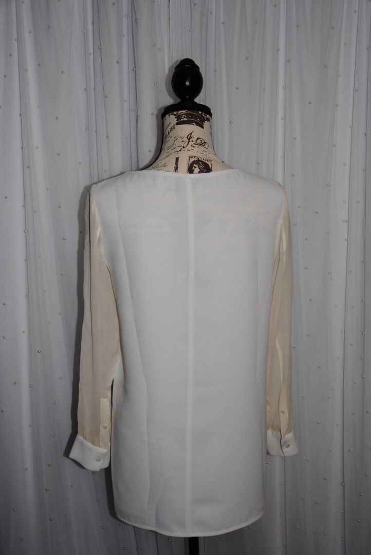 white Theory THEORY Crepe top, S/P