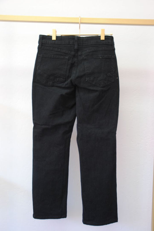 black NYDJ Marilyn Straight Pants In Petite In Ponte Knit, 6P