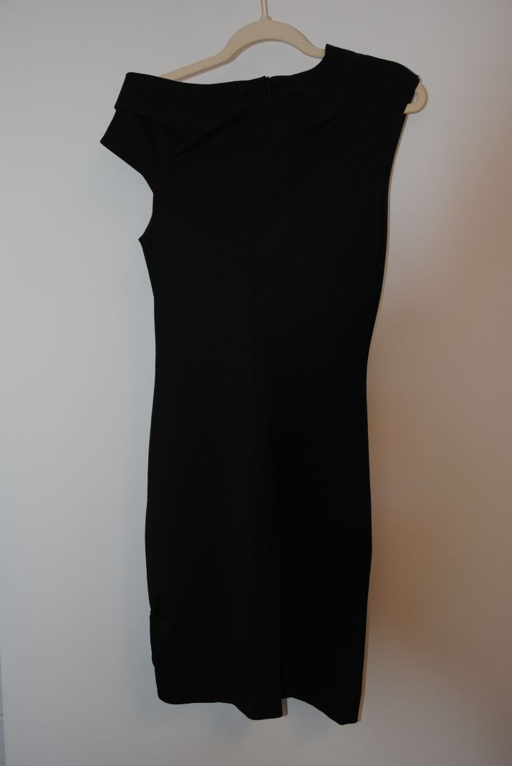 black Helmut Lang midi dress, 6