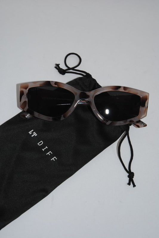 Tortise Pink Diff designer glasses, One Size