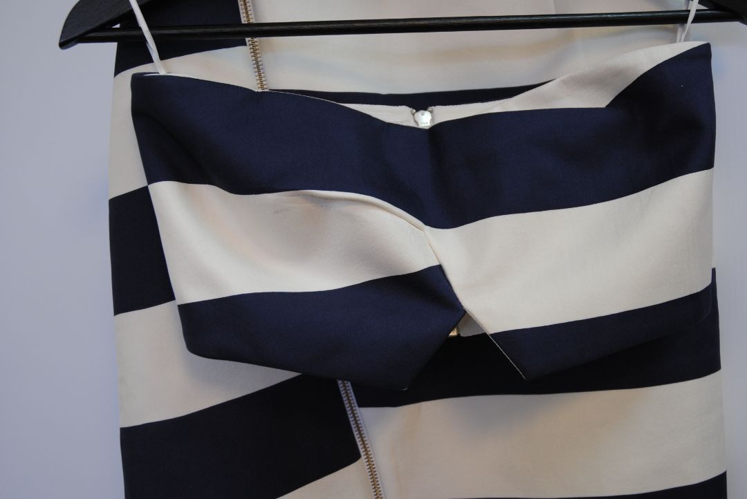 blue and white Nicholas navy and white 2 piece, 2