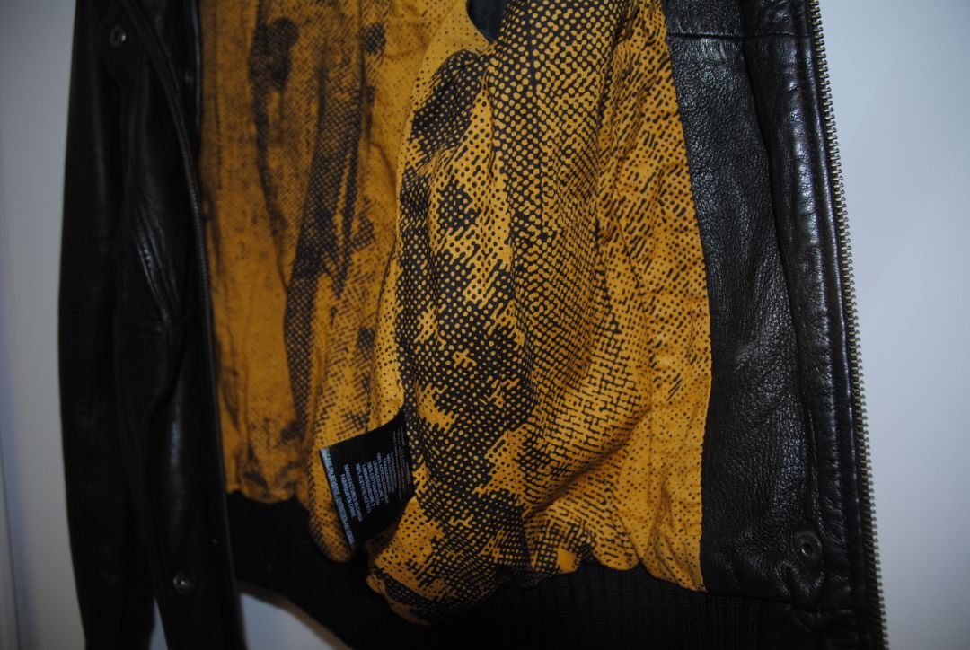 black Ted Baker bomber jacket with ribbed knit trim, 2 EU / US 6