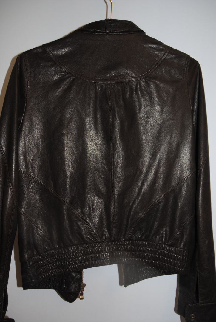 black Ted Baker moto jacket, EU 2