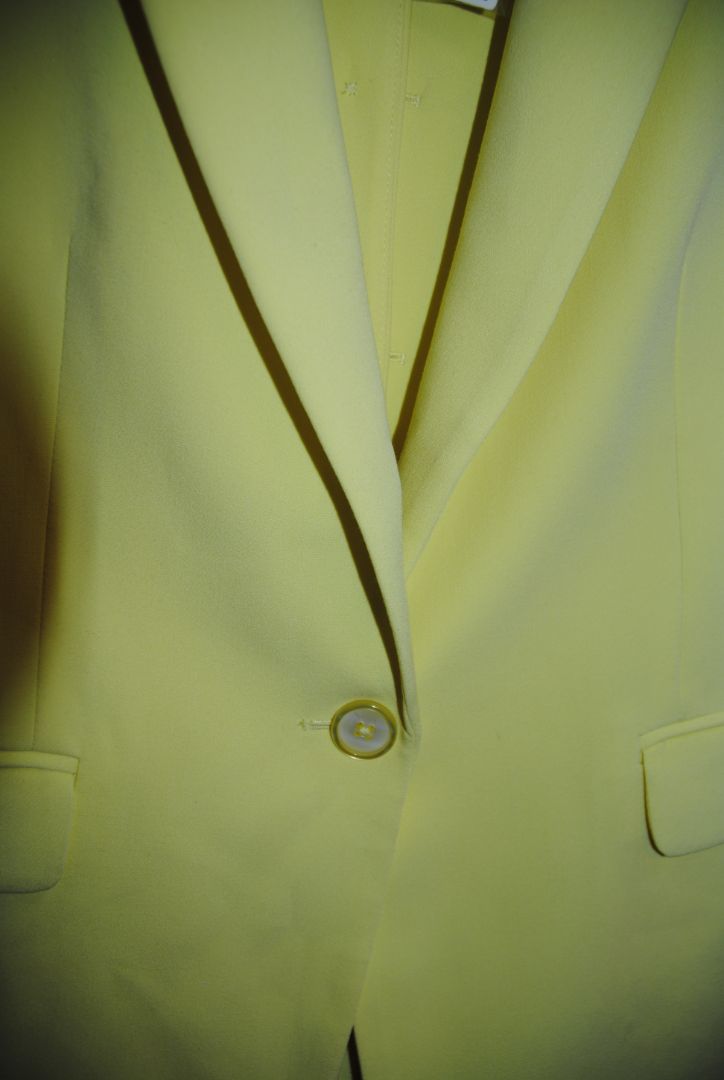 lemon yellow Maeve tailored blazer, 4/6
