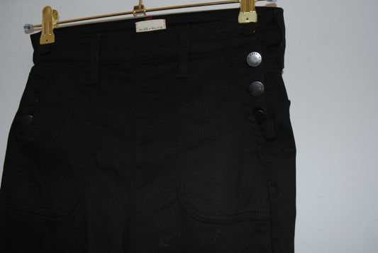 black Alice + Olivia high rise side button, 27