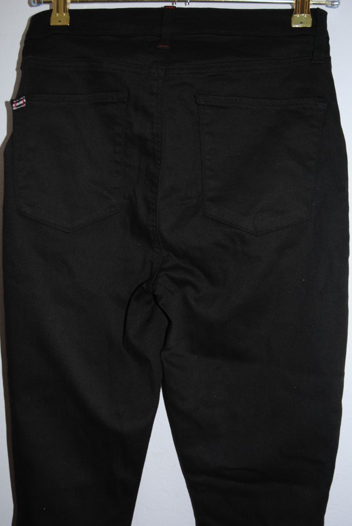 black Alice + Olivia high rise side button, 27
