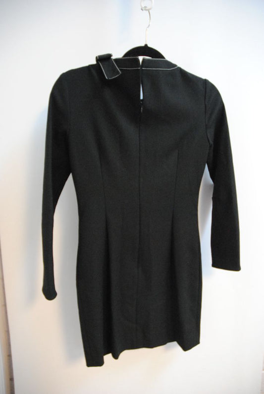 black Red Valentino Black Bow Detail Dress, 4-6