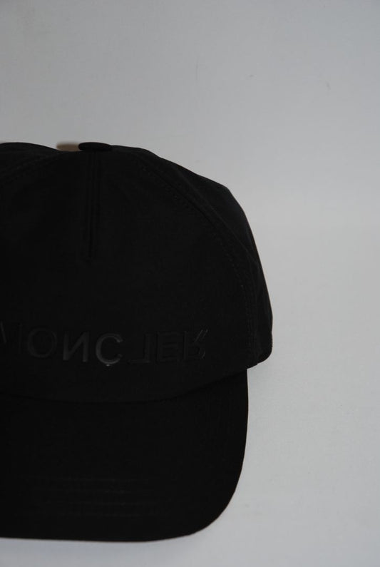 black Moncler Performance Tech Baseball Cap, OS