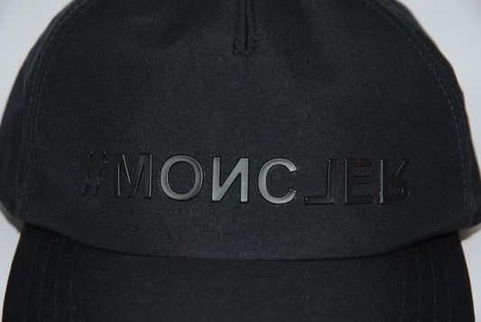 black Moncler Performance Tech Baseball Cap, OS