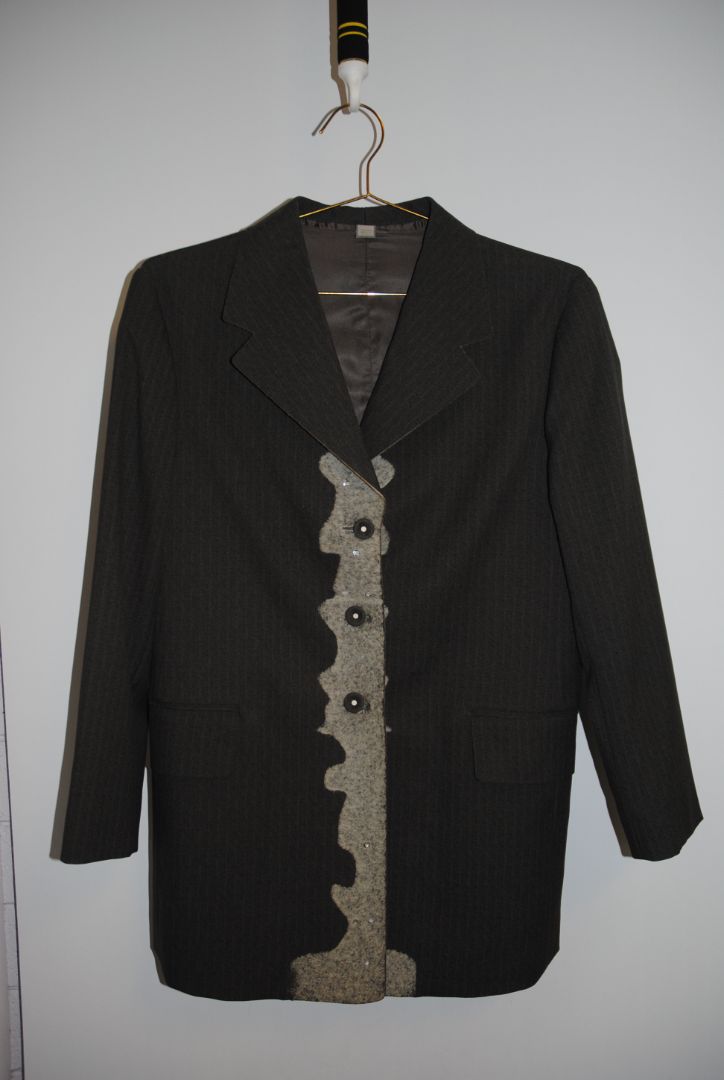 gray Marithe Francois Girbaud blazer, 30 EU