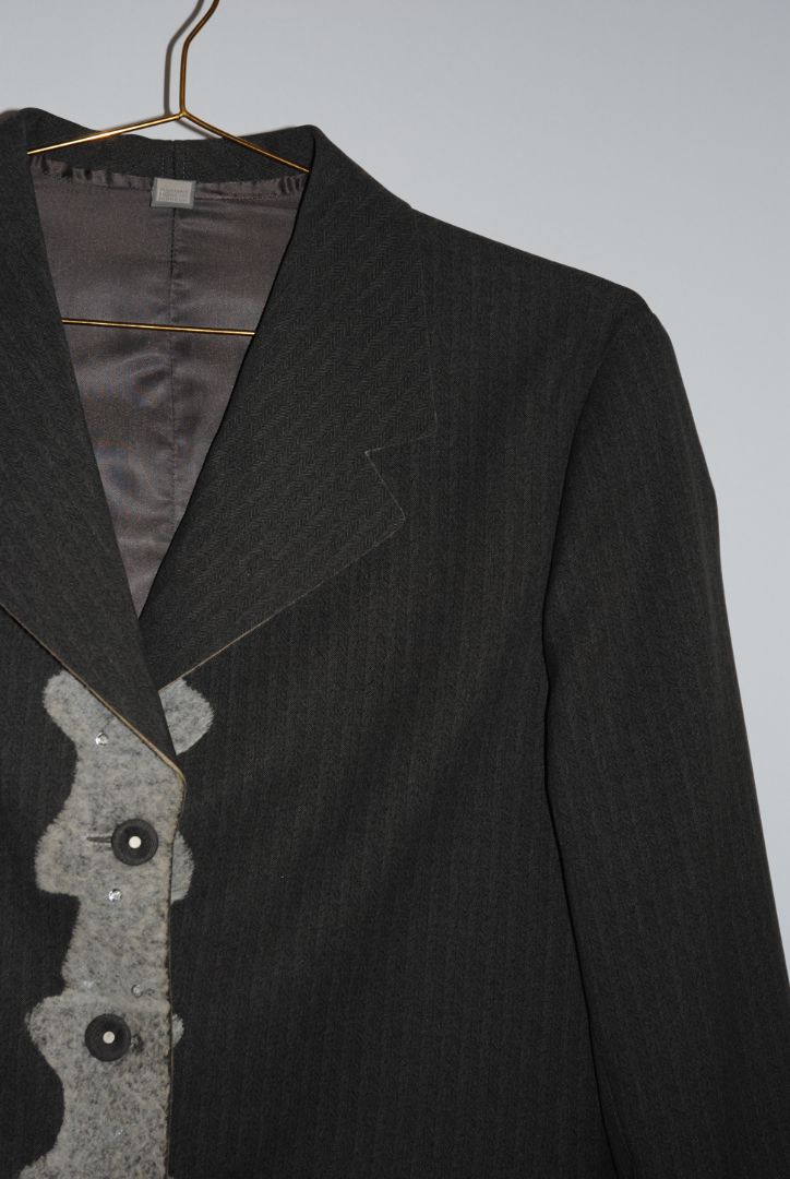 gray Marithe Francois Girbaud blazer, 30 EU