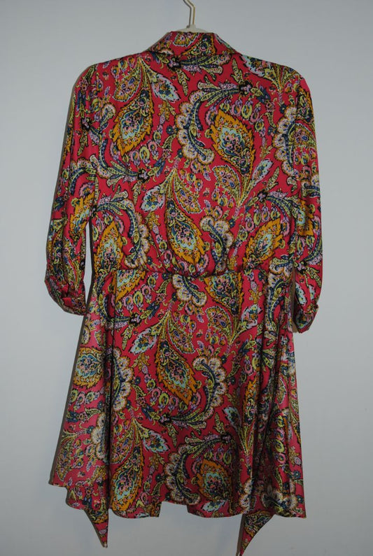 paisley CINQ À SEPT paisley dress, 4S