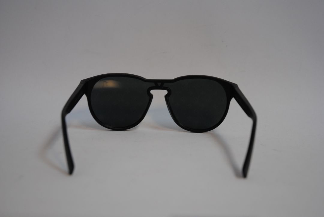 black Louis Vuitton 1.1 Millionaires Sunglasses, Lens Width: 51 mm Bridge: 22 mm Temple Length: 145 mm Fit: Oversized / Shield-style
