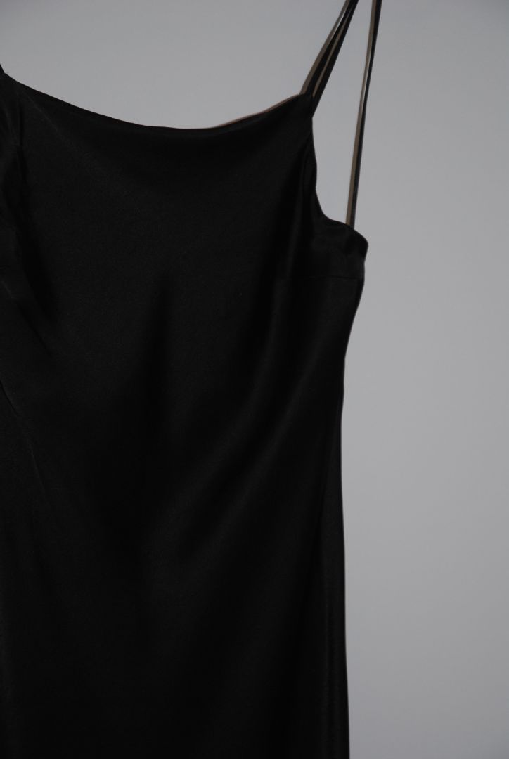 black Zara midi dress, S