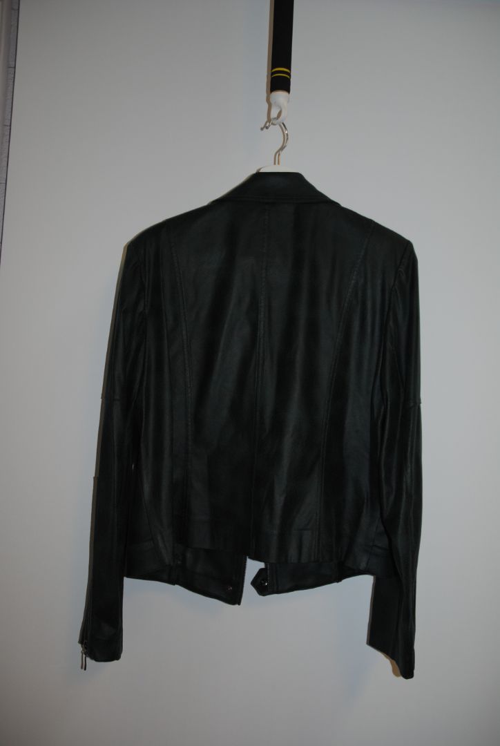 emerald green Barcelino moto jacket, 12