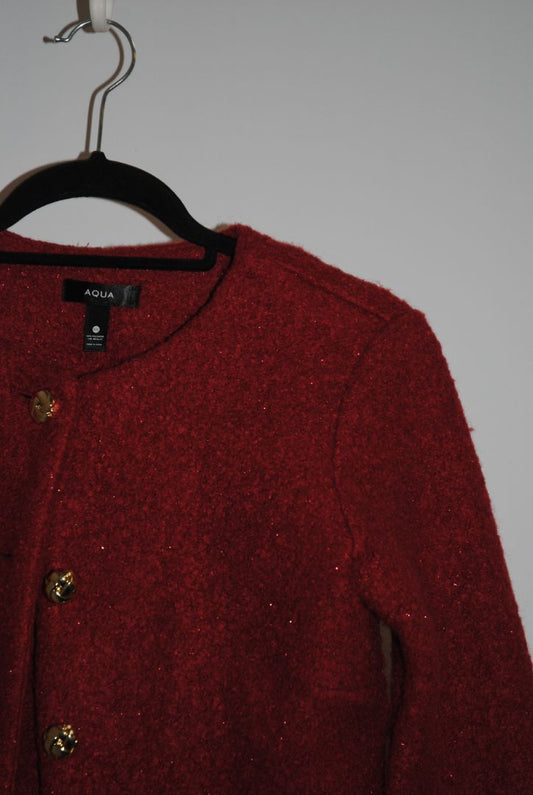 red Aqua boucle set, 2