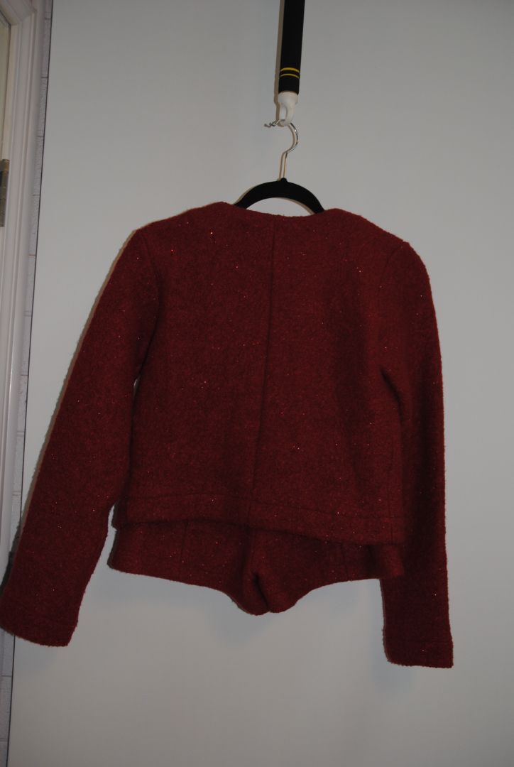 red Aqua boucle set, 2