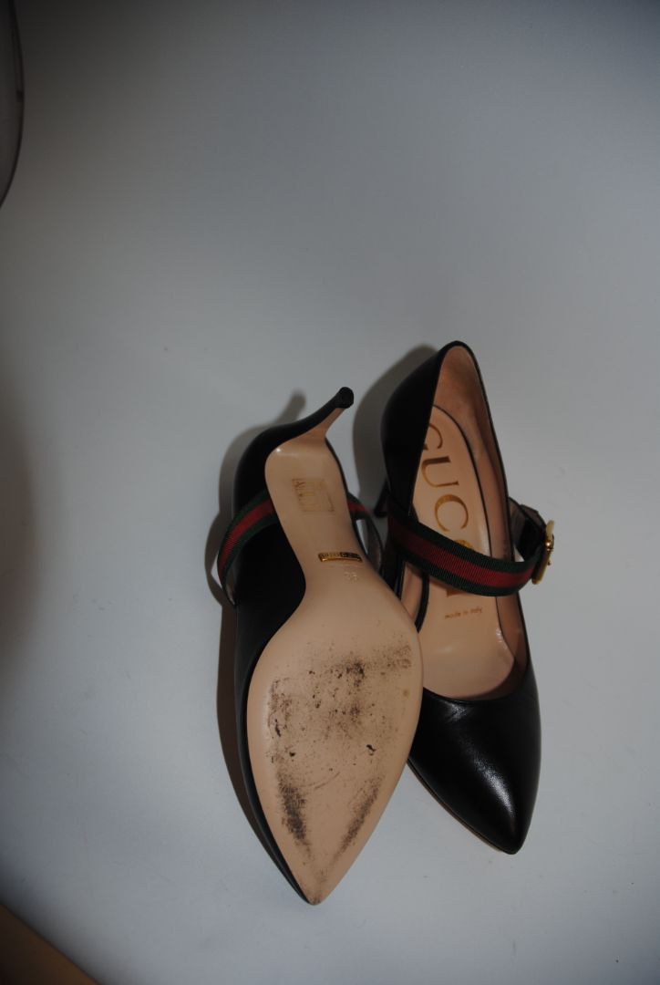 Gucci Black Mary Janes, 38 EU