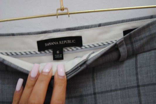 grey Banana Republic trousers, 6