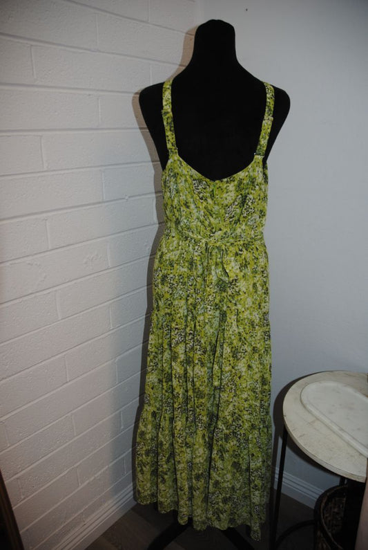 green floral CINQ À SEPT floral dress, M