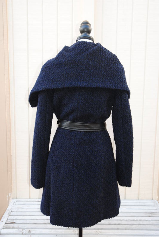 blue COLEHAAN boucle coat, 6