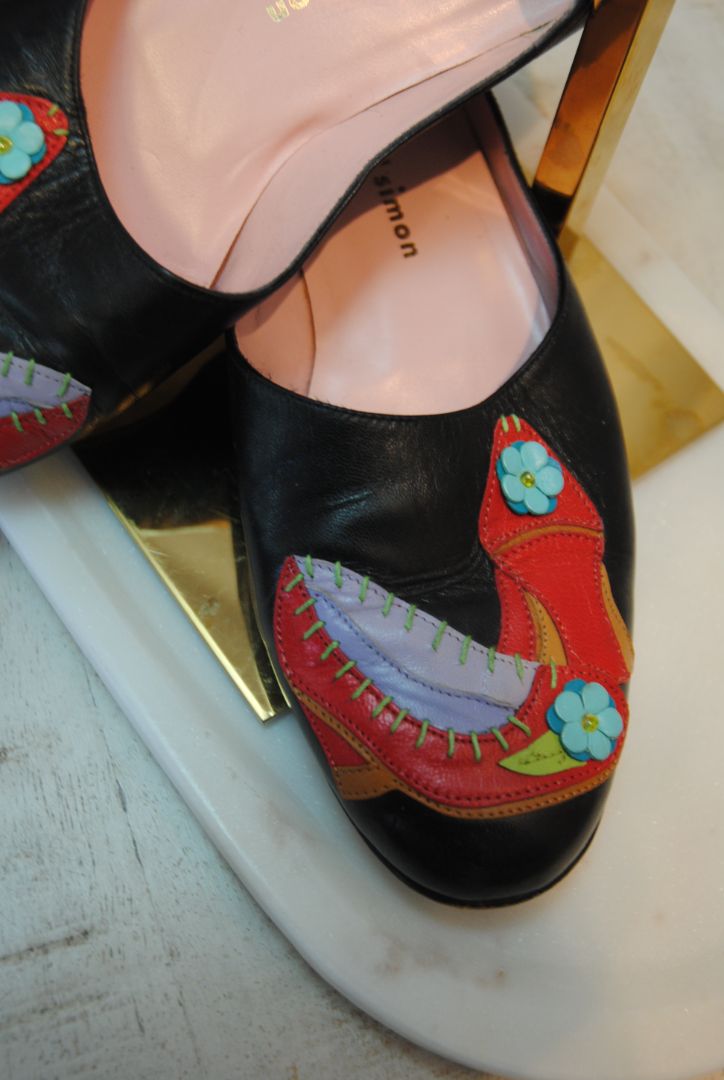 Michael Simon Black Multi Flats 6