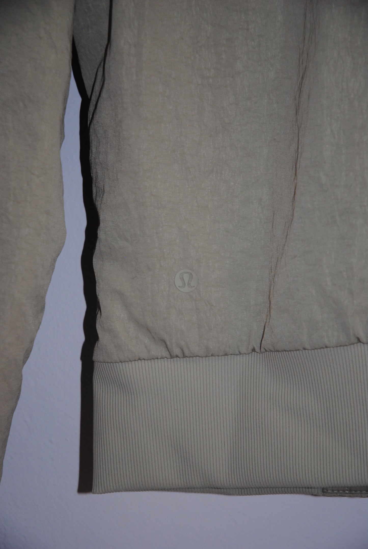 Lululemon Sage Green Cropped Bomber Jacket 4