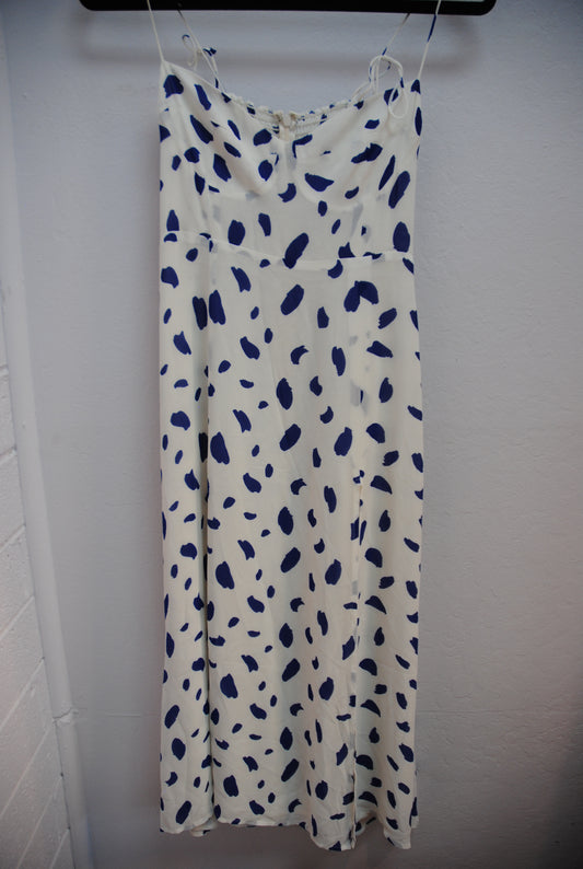 blue Reformation midi dress, XS