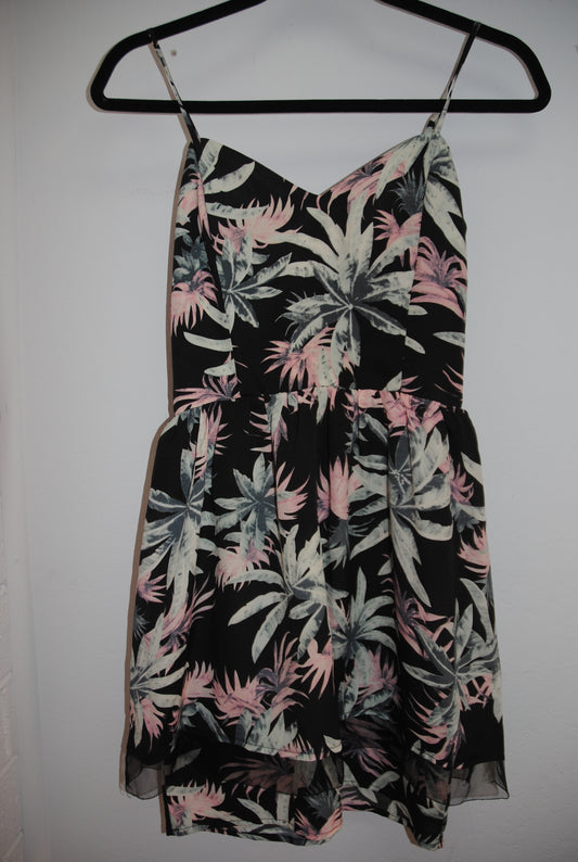 blue multi Like Mynded strappy dress , XS