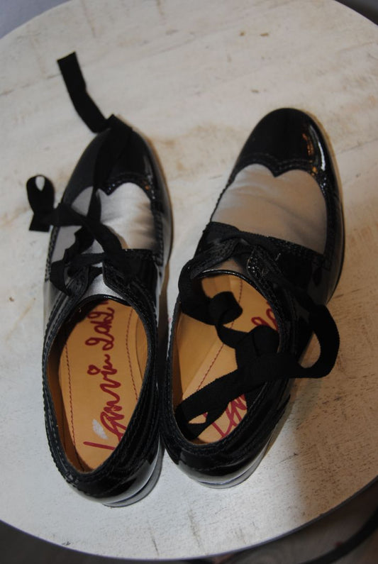 Lanvin bi color loafers