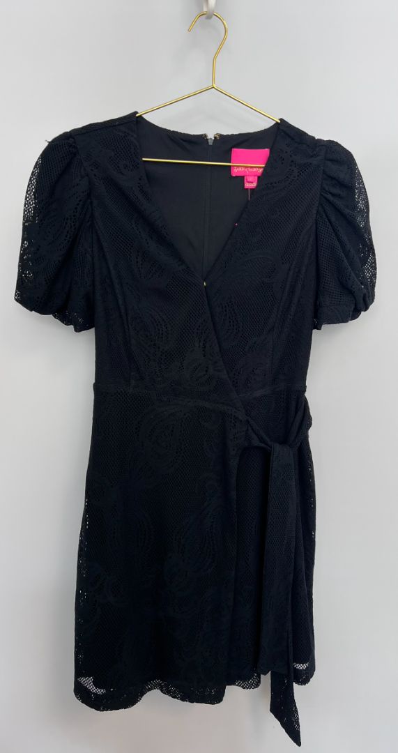 black Lilly Pulitzer wrap dress, S