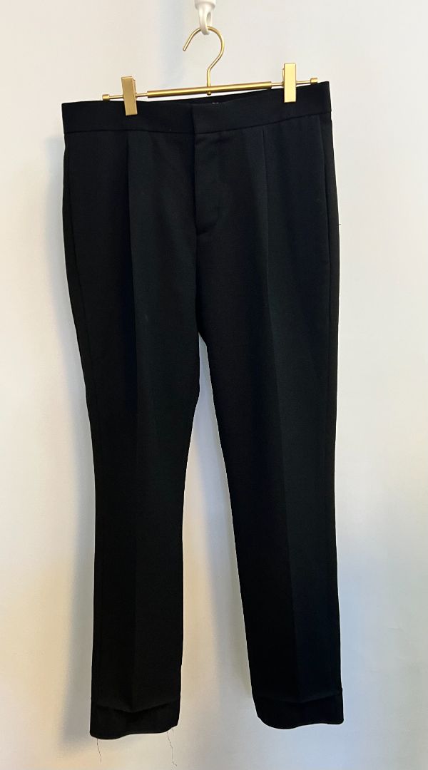black Yves Saint Laurent trousers, 32M