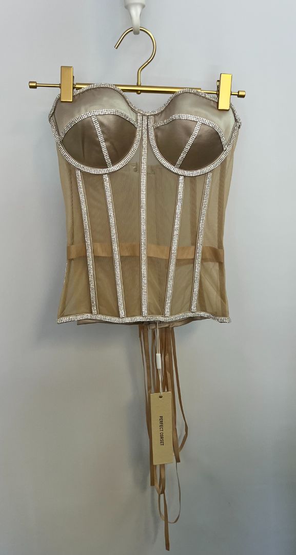 beige Perfectcorsetny corset top, XS