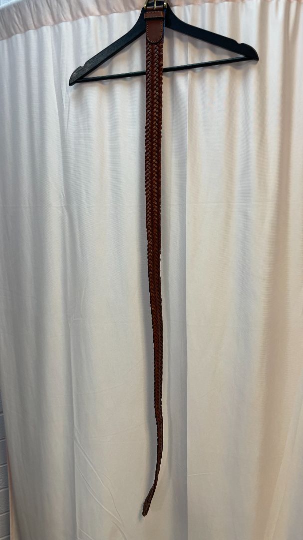 brown Lucky Brand weaved belt, 40