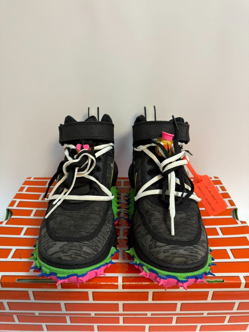 black / fuschia Off white x Nike vapor street sneakers, 8