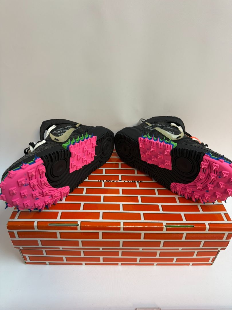 black / fuschia Off white x Nike vapor street sneakers, 8