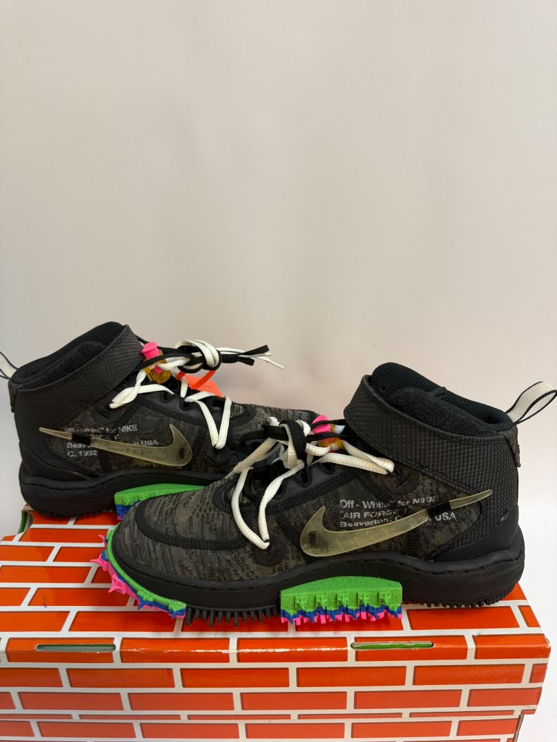 black / fuschia Off white x Nike vapor street sneakers, 8