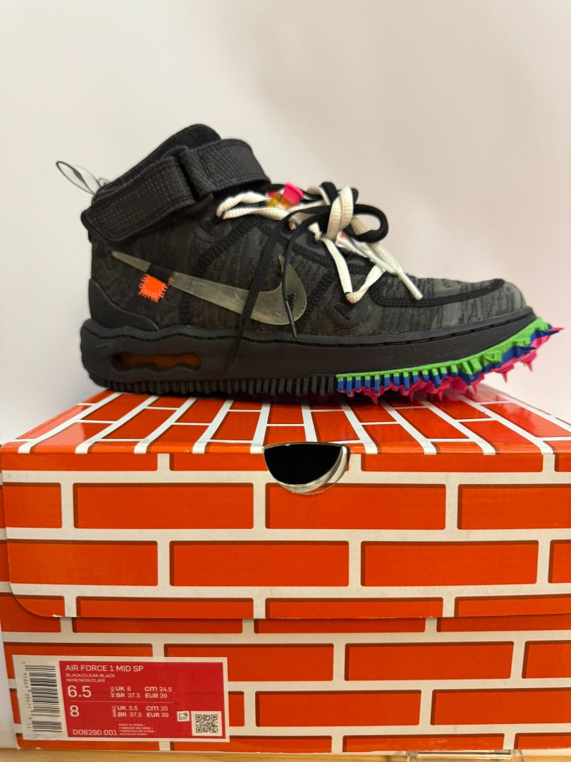 black / fuschia Off white x Nike vapor street sneakers, 8